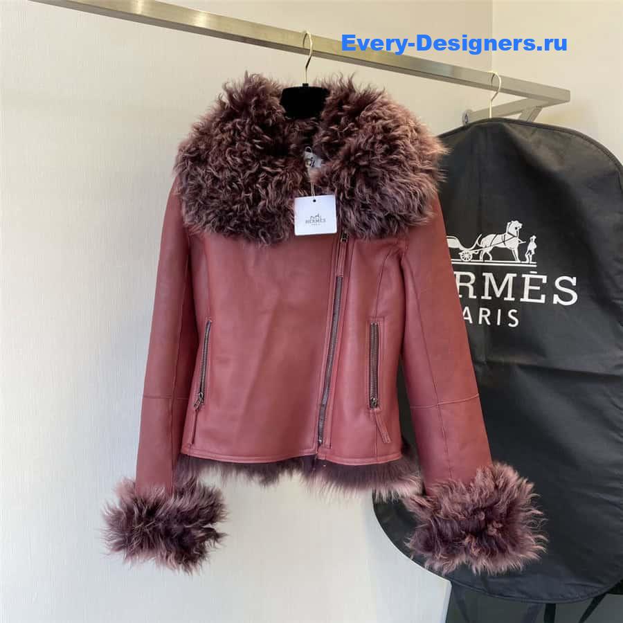 H**me5 shearling coat