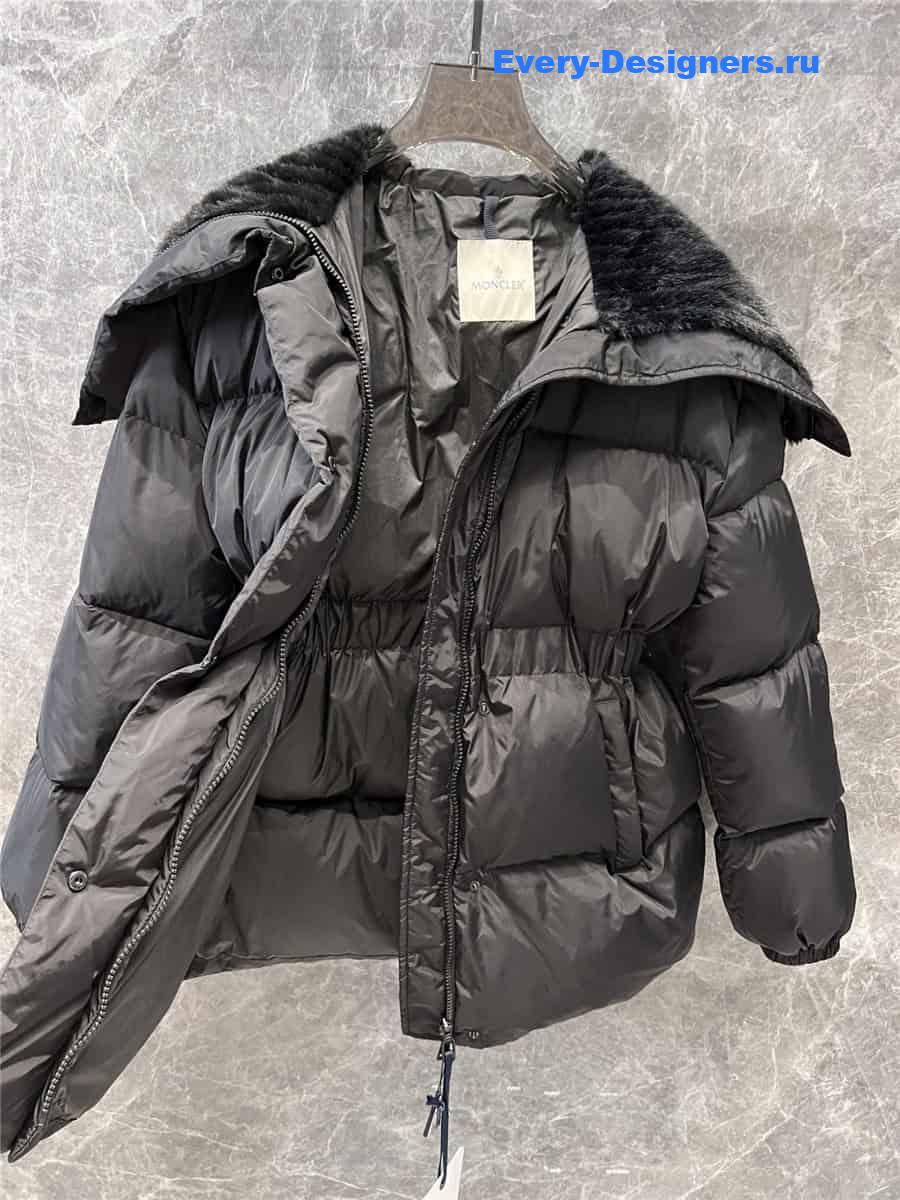 moncler large lapel down jacket