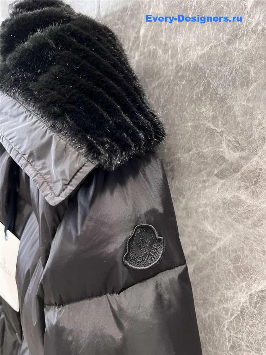 moncler large lapel down jacket