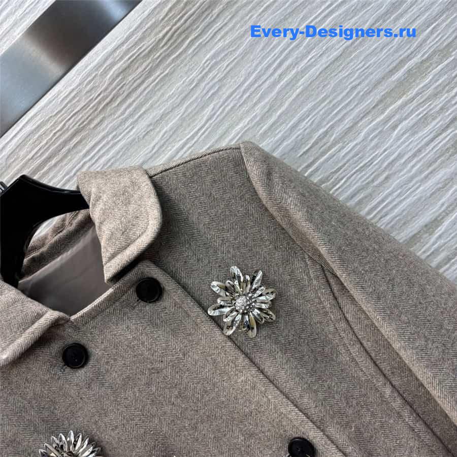 M1um1u doll collar coat