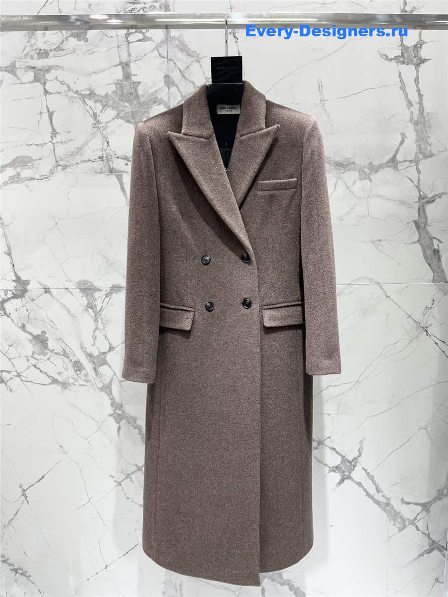 Y51 waist wide shoulder coat