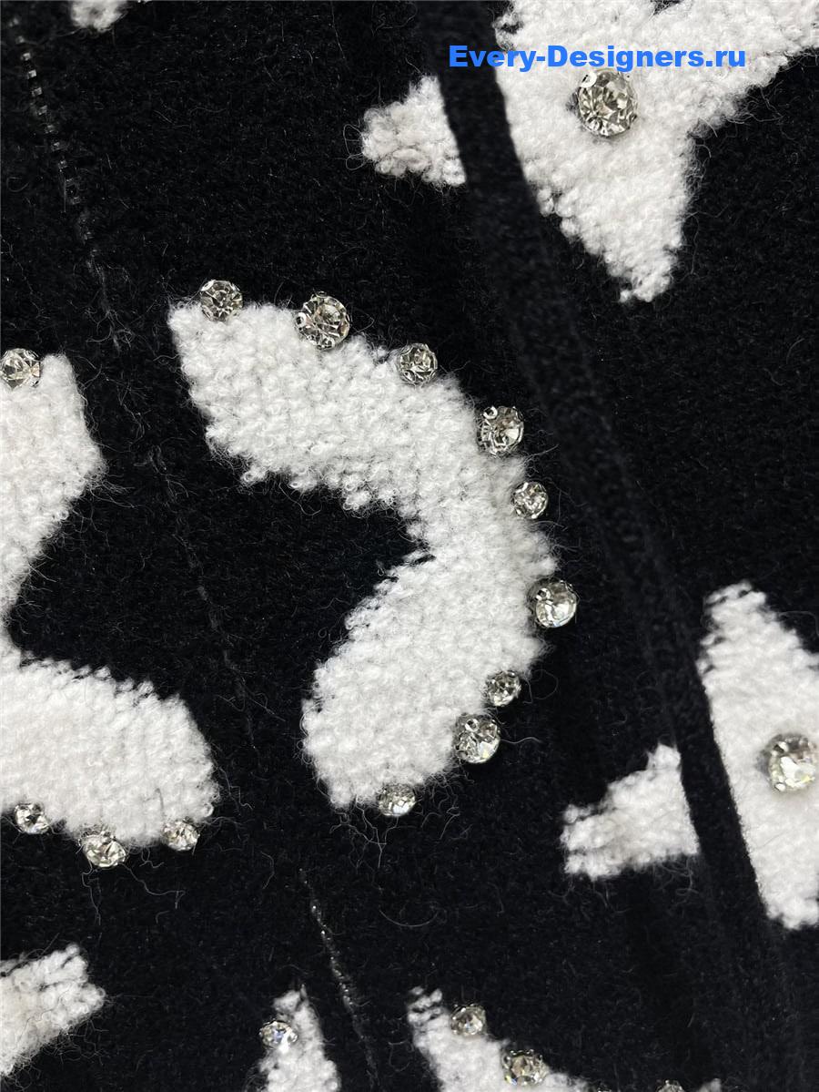 l0vis Vvtt0n lv hooded knitted jacket