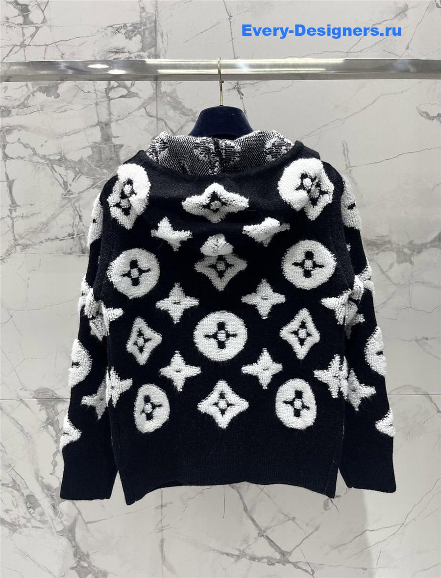 l0vis Vvtt0n lv hooded knitted jacket