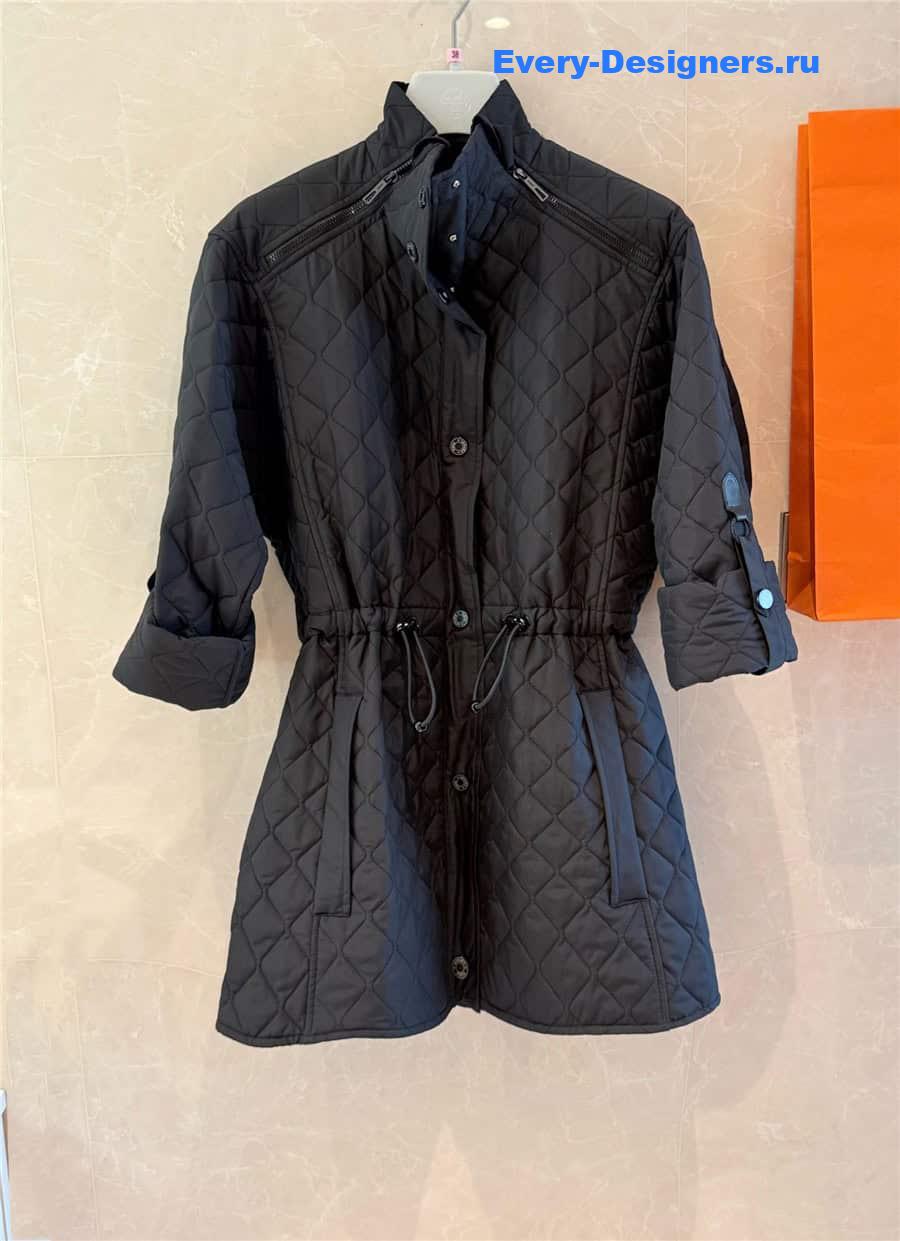 H**me5 waist-length cotton coat