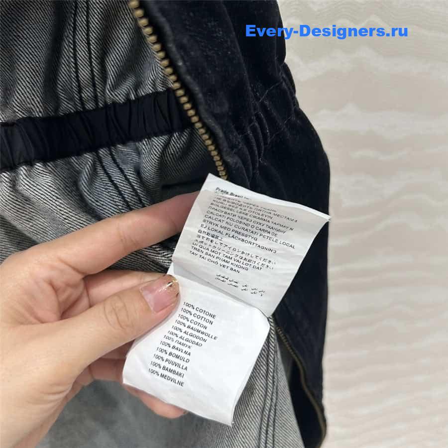 M1um1u denim vest dress