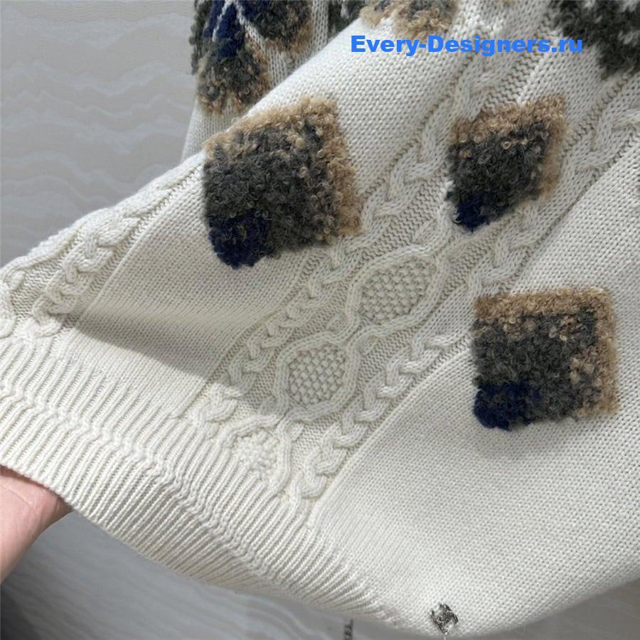 CC Ski Knit Sweater White