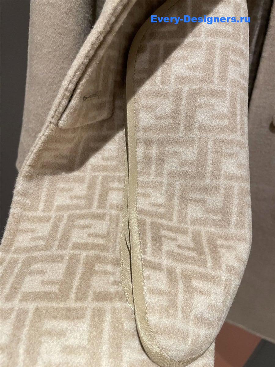 F**di lapel long coat