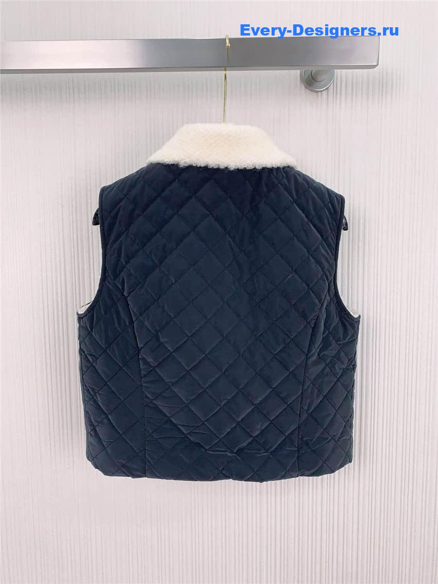 cc lambswool quilted D1am0nd vest