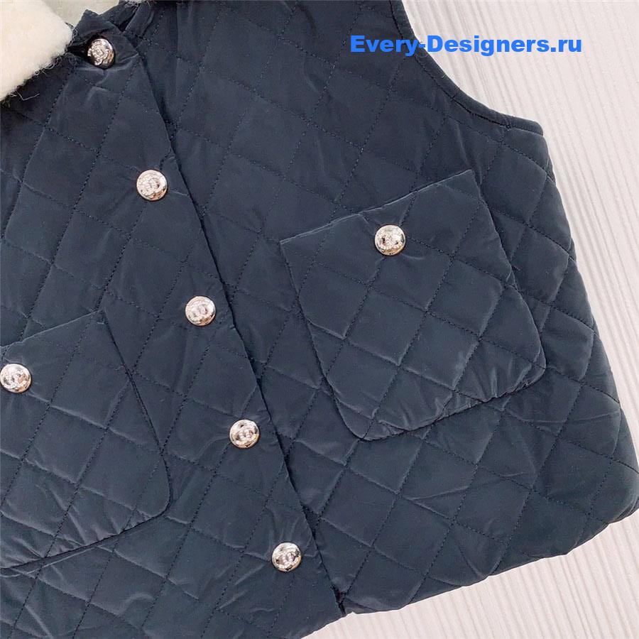 cc lambswool quilted D1am0nd vest