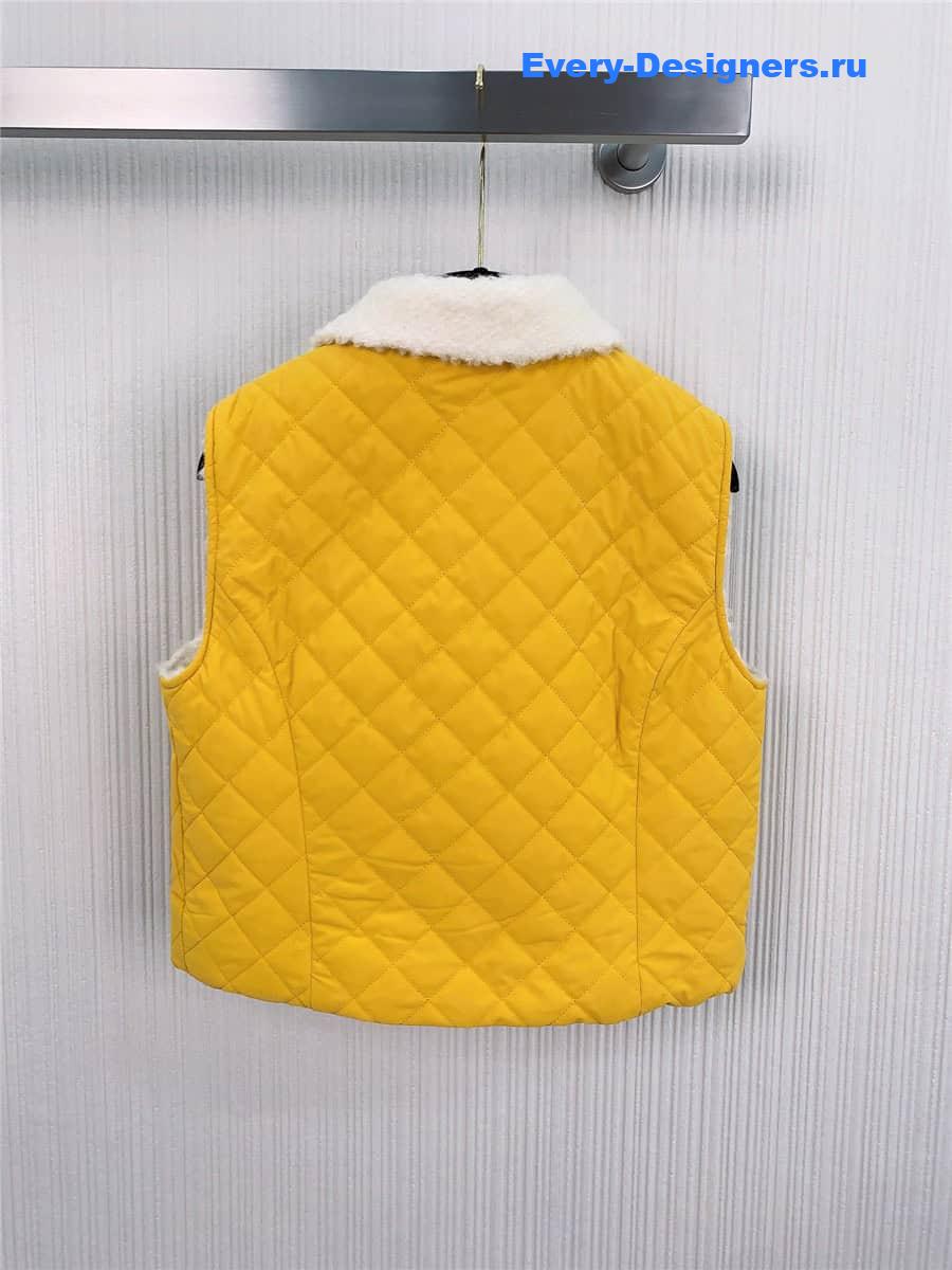 cc lambswool quilted D1am0nd vest