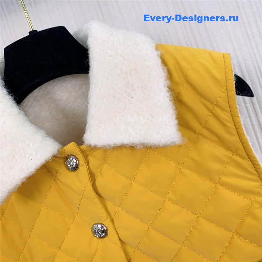 cc lambswool quilted D1am0nd vest