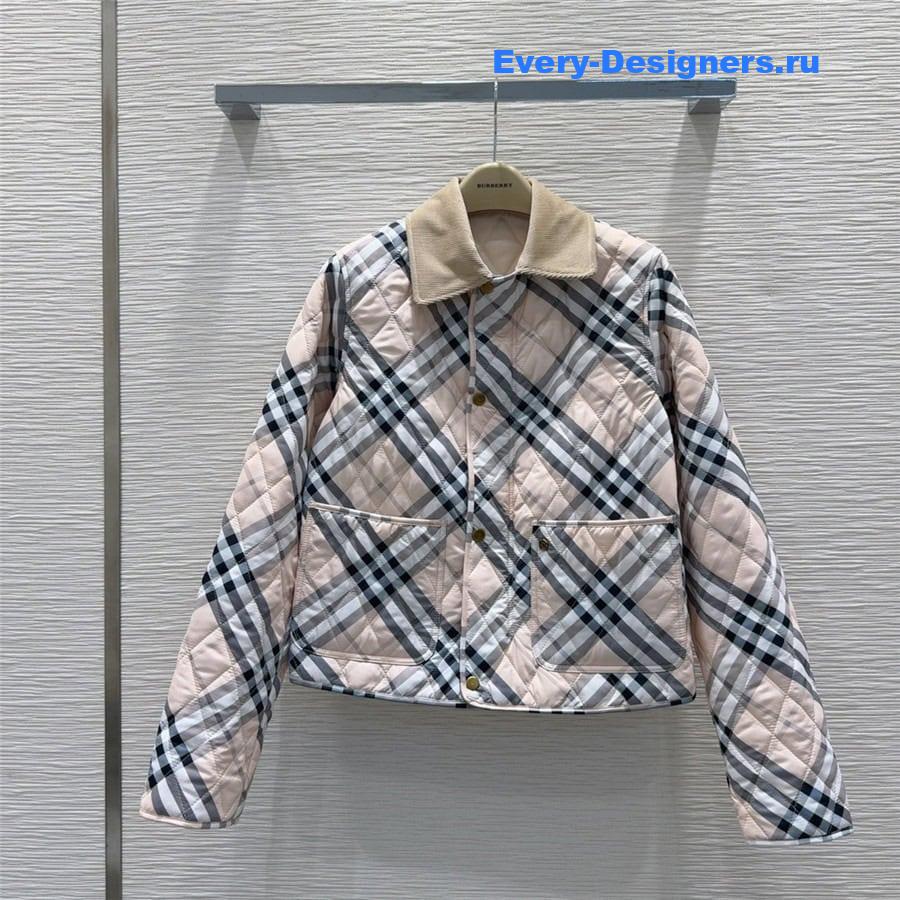 Bv*b*rry classic check jacket