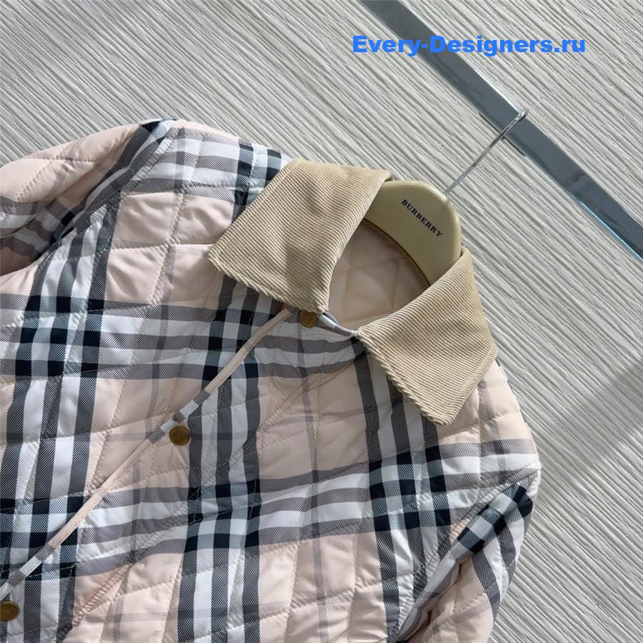 Bv*b*rry classic check jacket