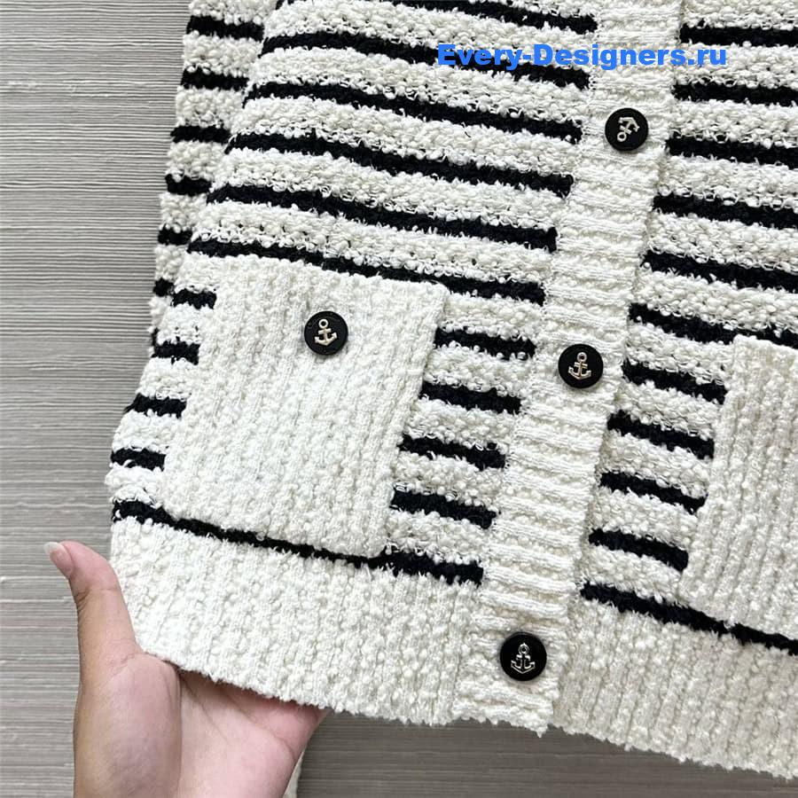 D10r striped cardigan jacket