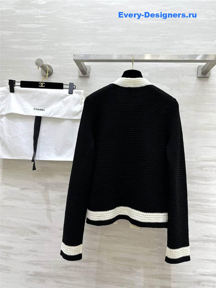 CC Bow Wool Sweater Black