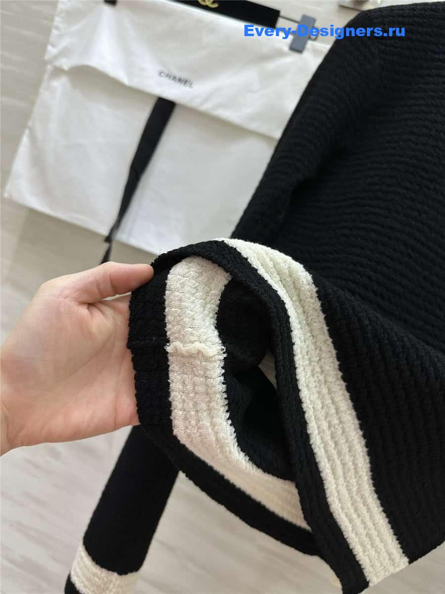 CC Bow Wool Sweater Black