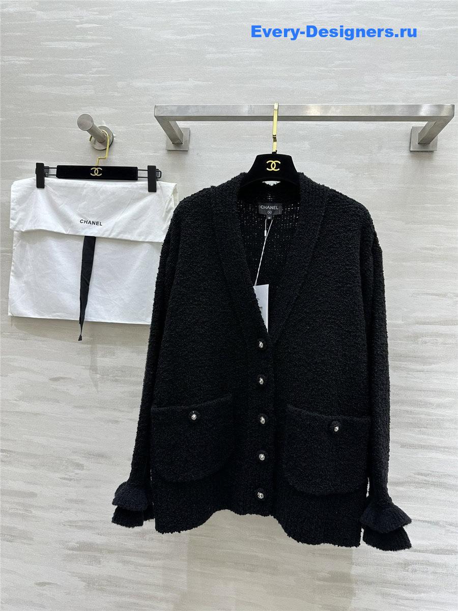CC Wool Cashmere + Silk Cardigan