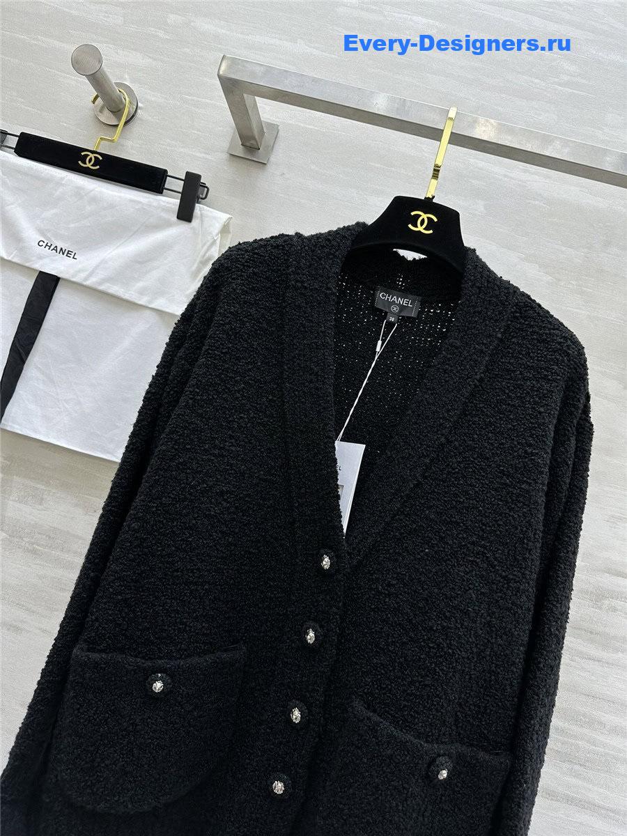 CC Wool Cashmere + Silk Cardigan