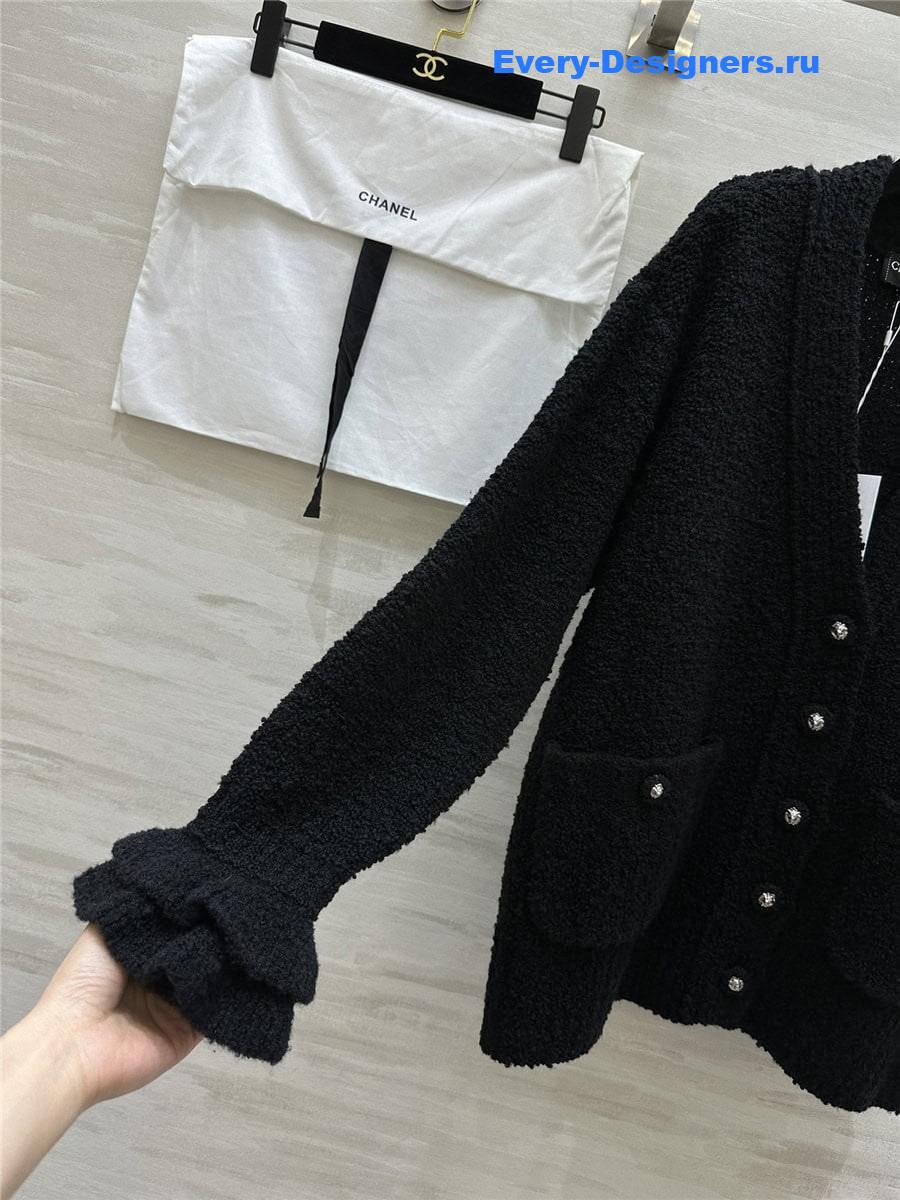 CC Wool Cashmere + Silk Cardigan