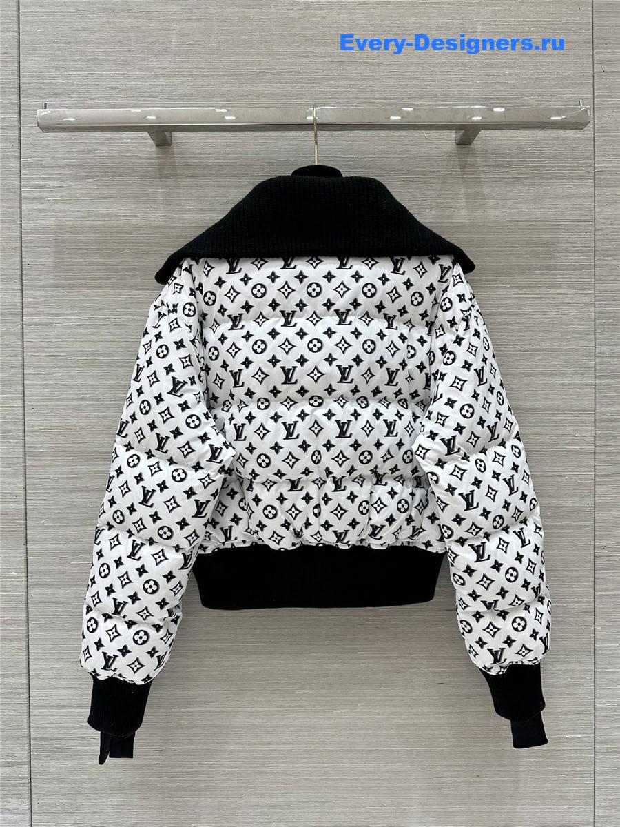 l0vis Vvtt0n lv logo short down jacket