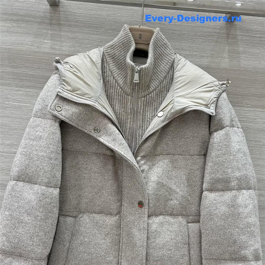 L0r0 P1ana mid-length down jacket