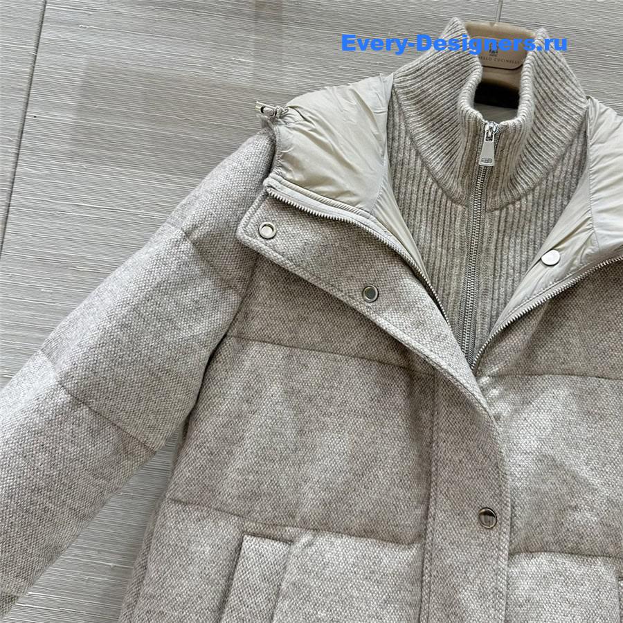 L0r0 P1ana mid-length down jacket