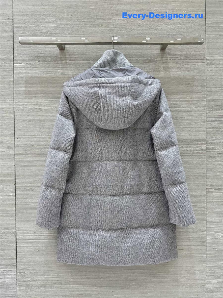 L0r0 P1ana mid-length down jacket