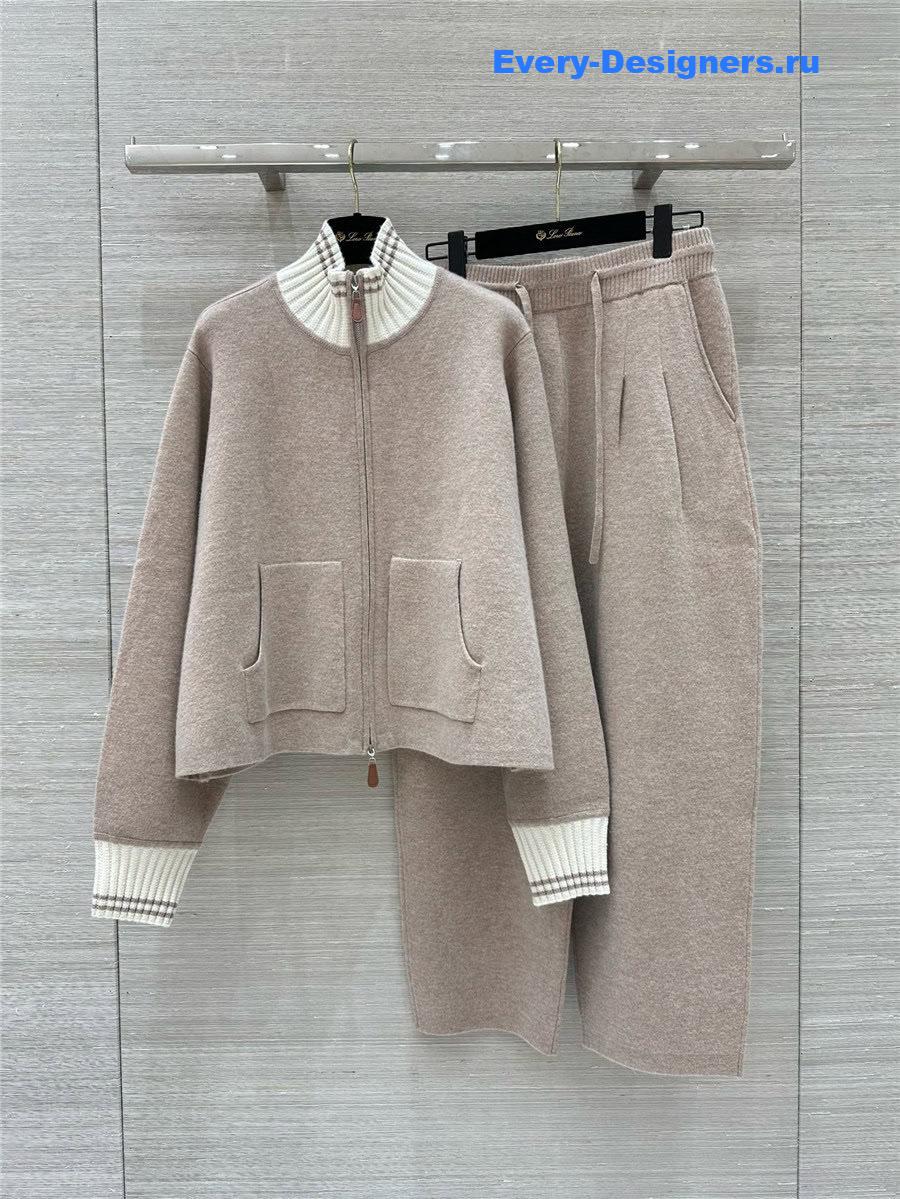 L0r0 P1ana premium color cashmere suit