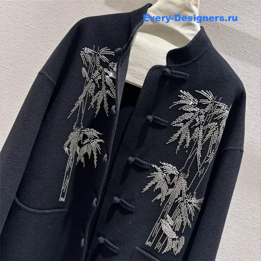 D10r new chinese style cashmere coat