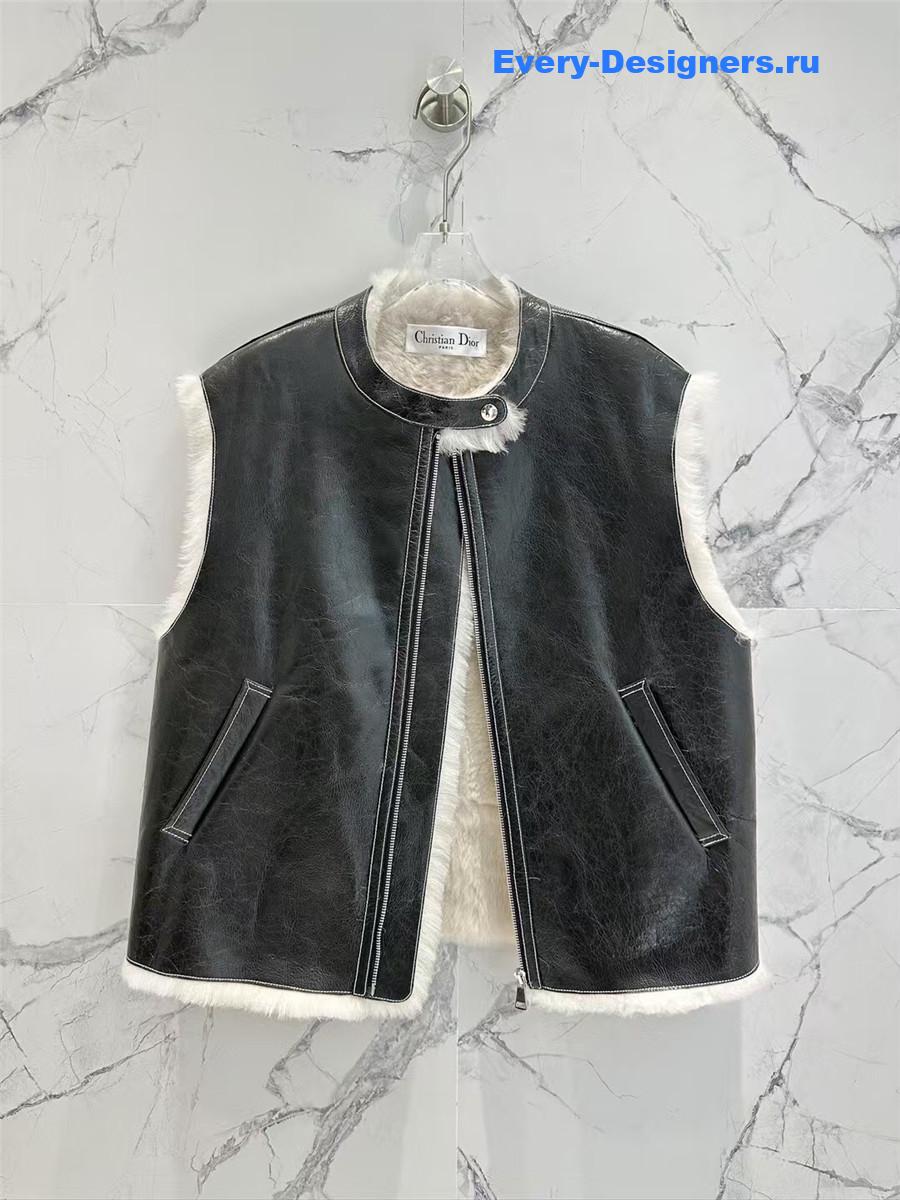 D10r sheepskin shearling vest