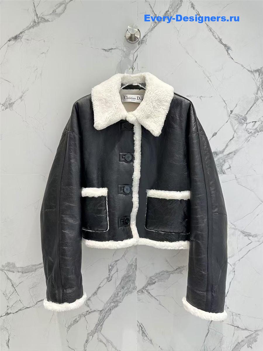 D10r double-sided sheepskin fur coat