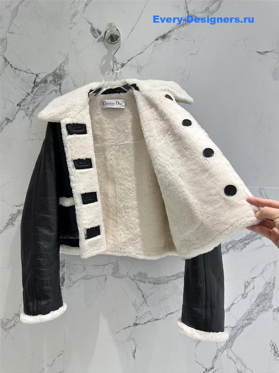 D10r double-sided sheepskin fur coat