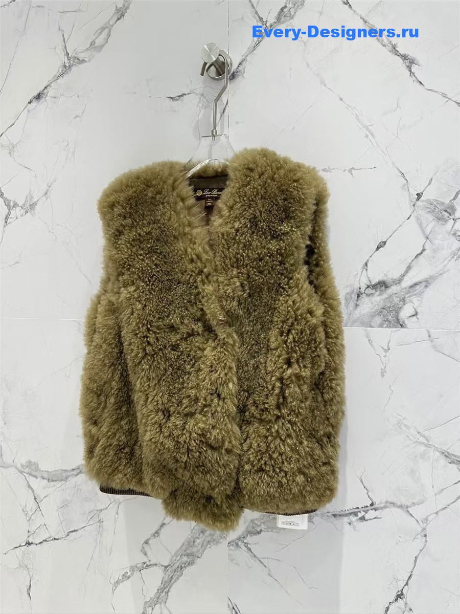 L0r0 P1ana wool and fur vest