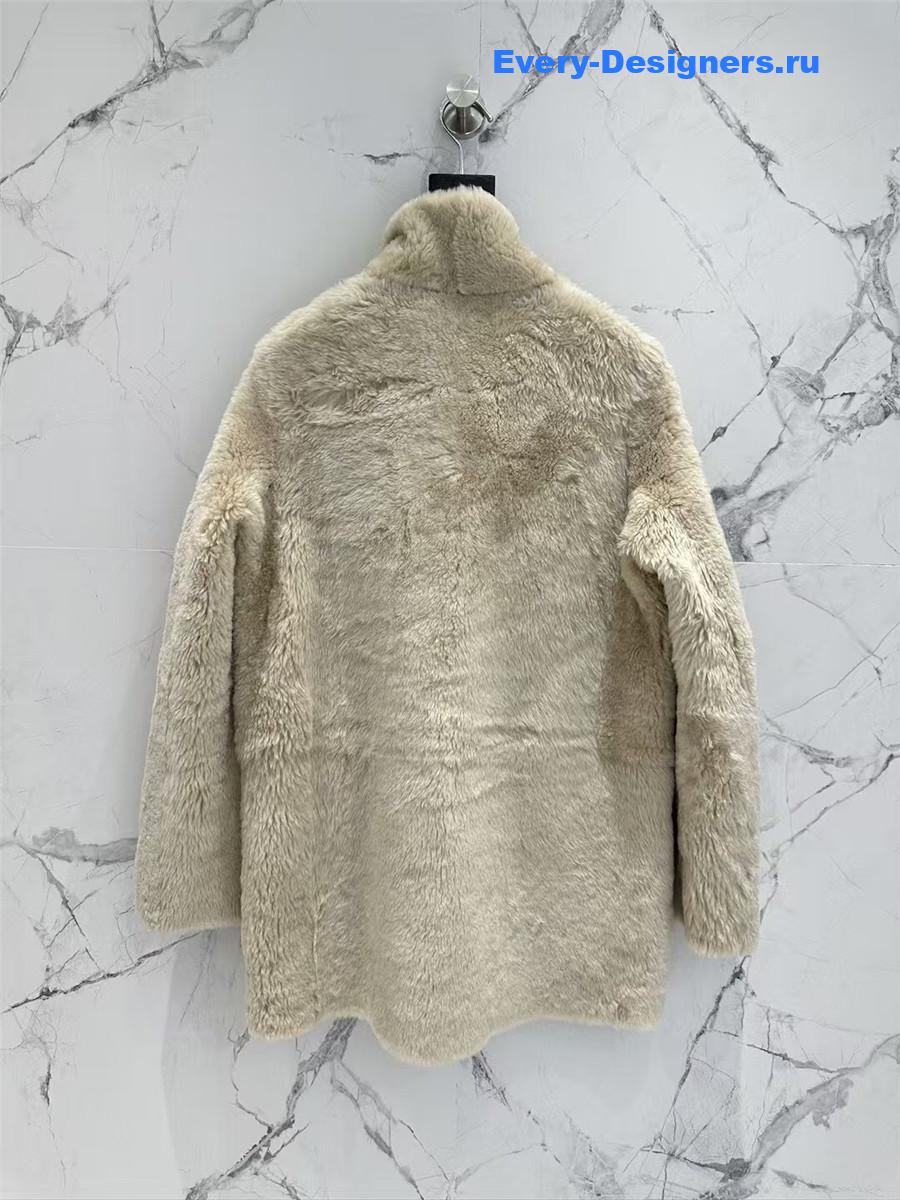 The R0w wool shearling coat
