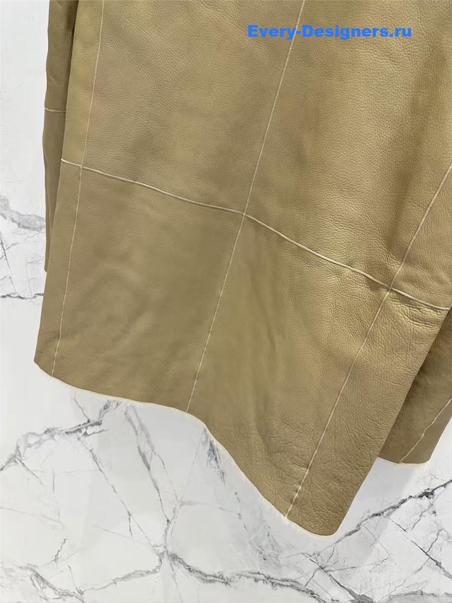 The R0w wool shearling coat