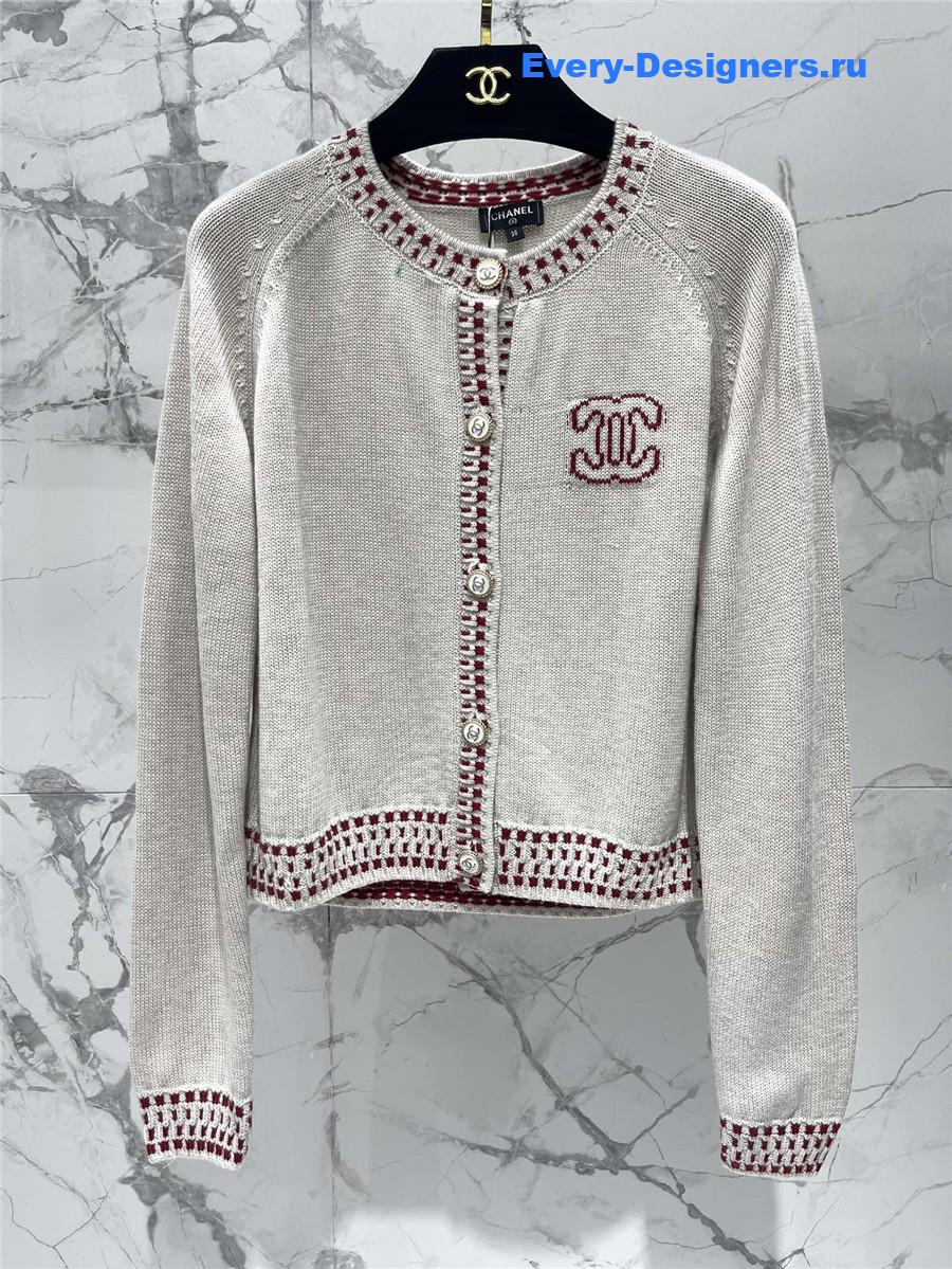 CC Logo Thread Knit Cardigan
