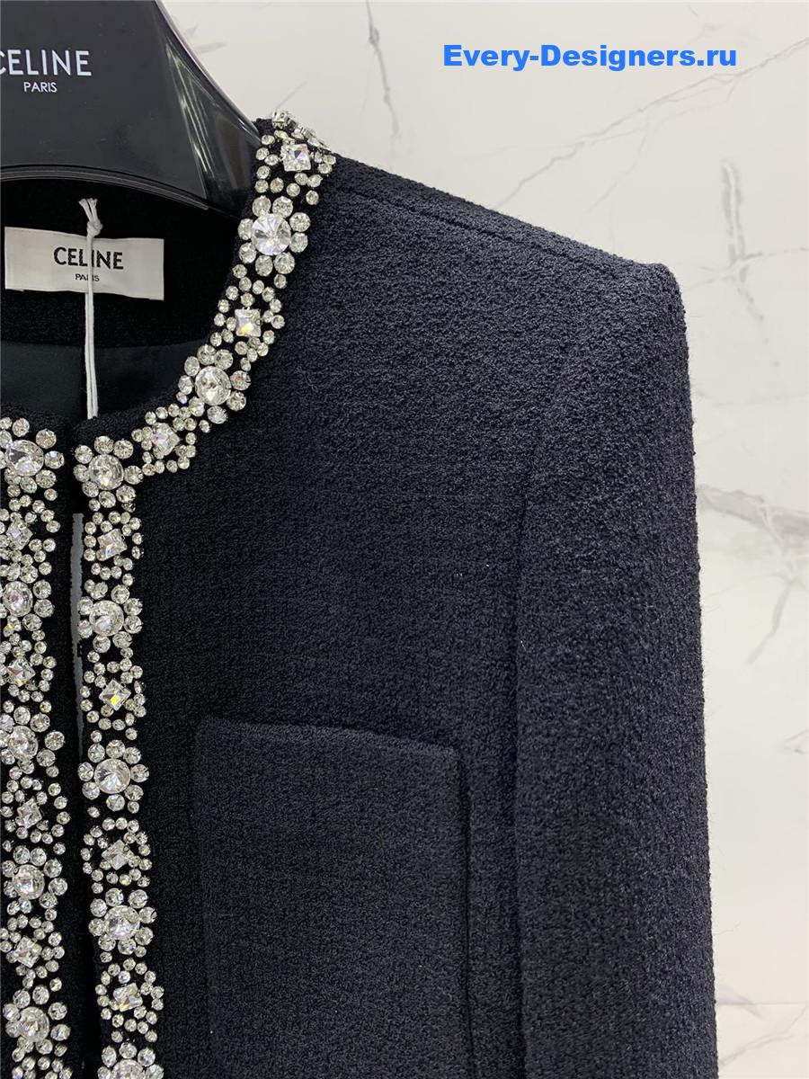 ce1i*e D1am0nd collar suit