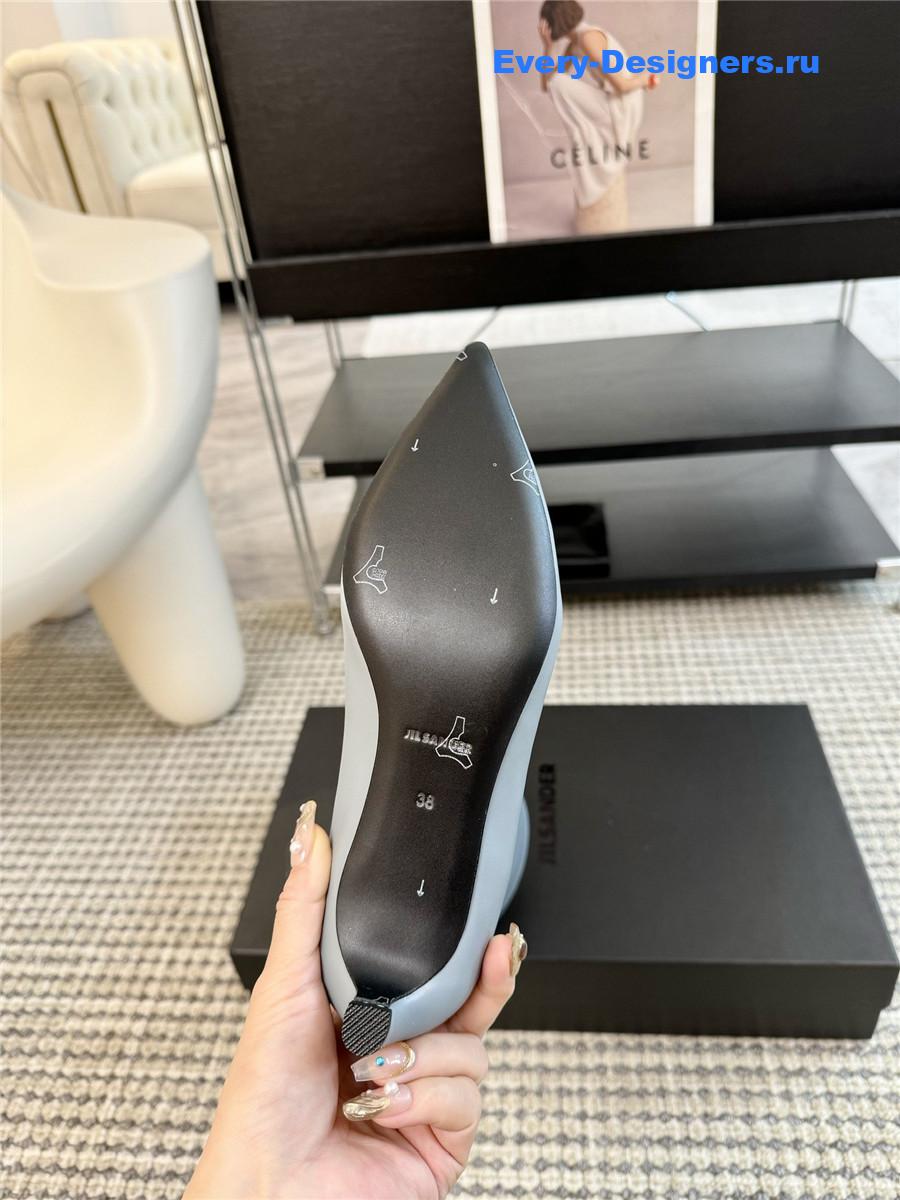 Jil Sander Kitten Heel Knee Boots