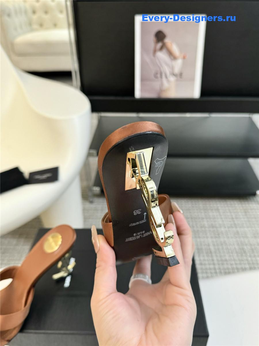 Y51 cross strap Y51 logo high heels