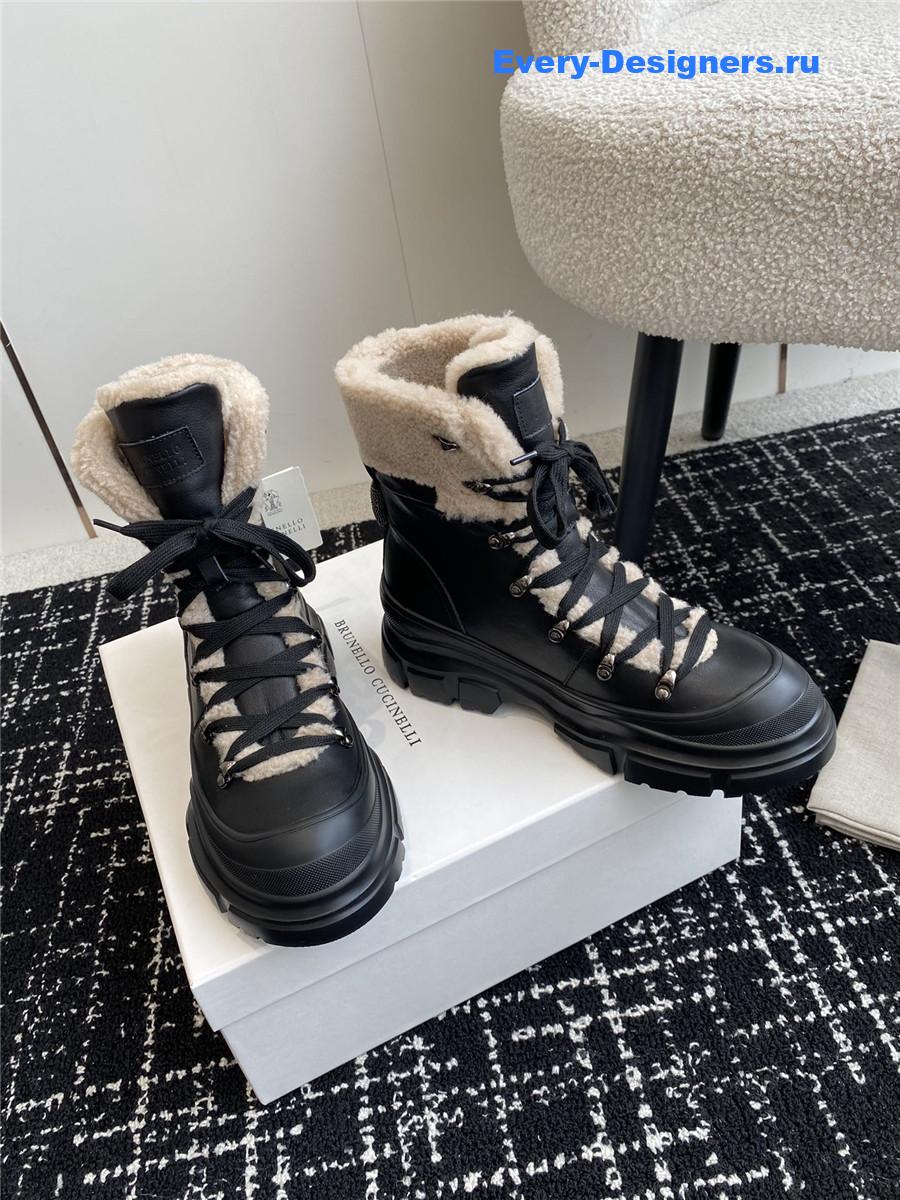 BC Black Sedue Panelled Ankle Boots