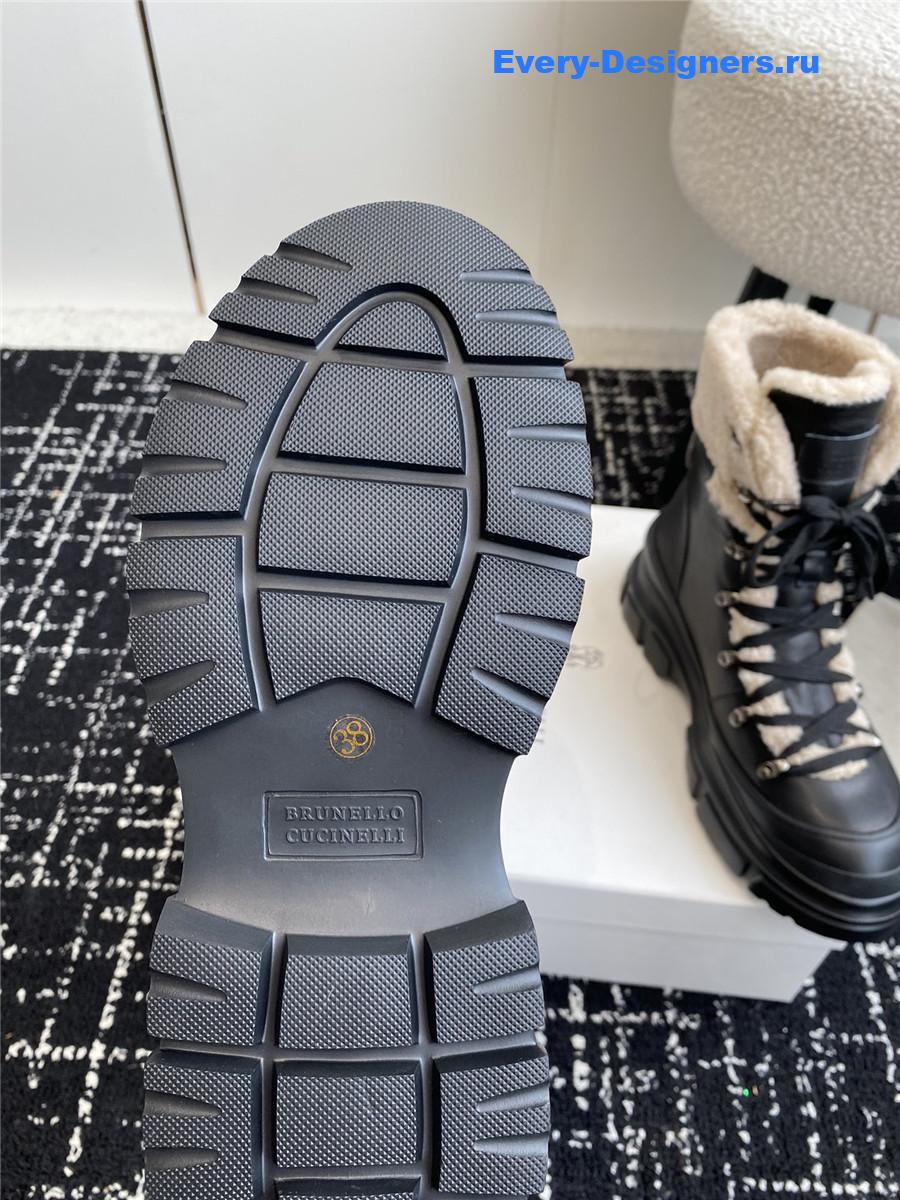 BC Black Sedue Panelled Ankle Boots