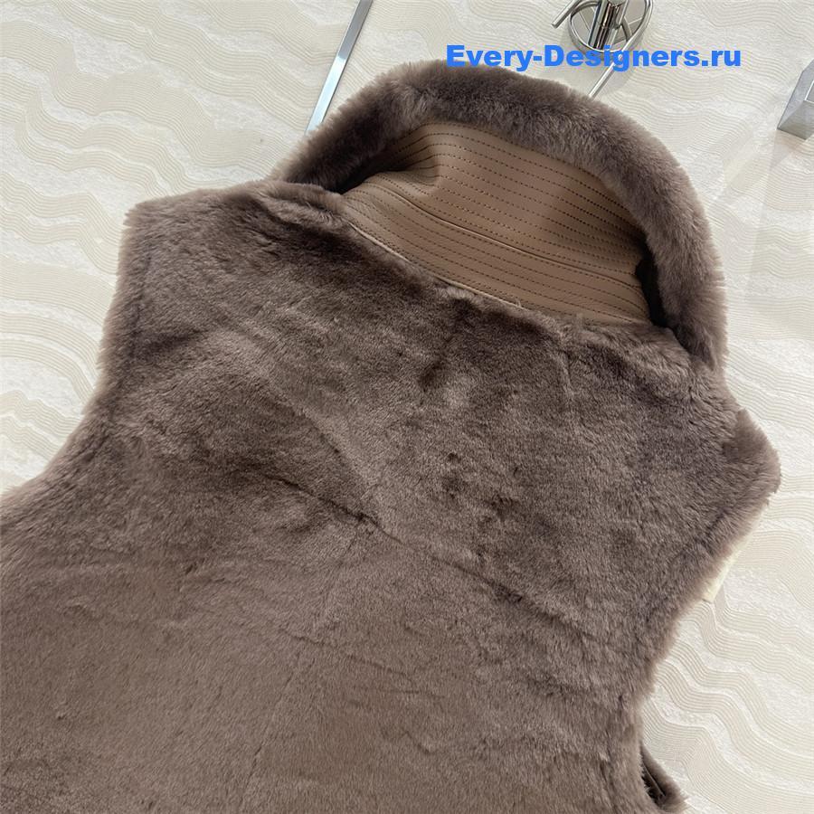 H**me5 reversible shearling vest