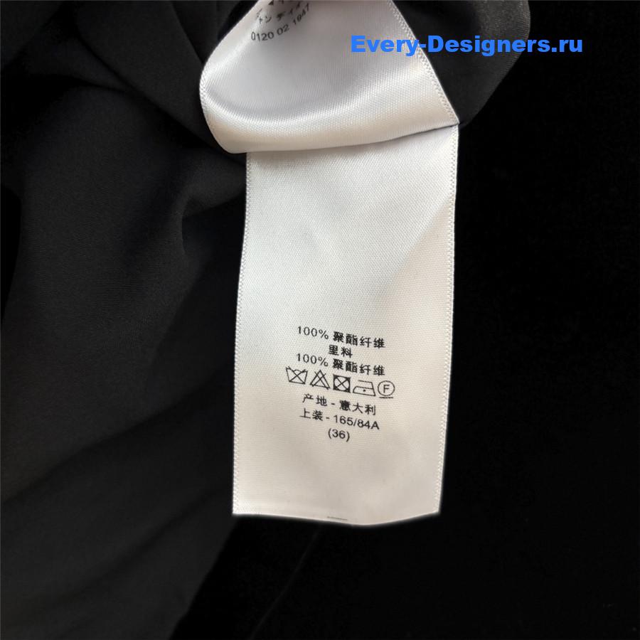 D10r velvet cropped jacket