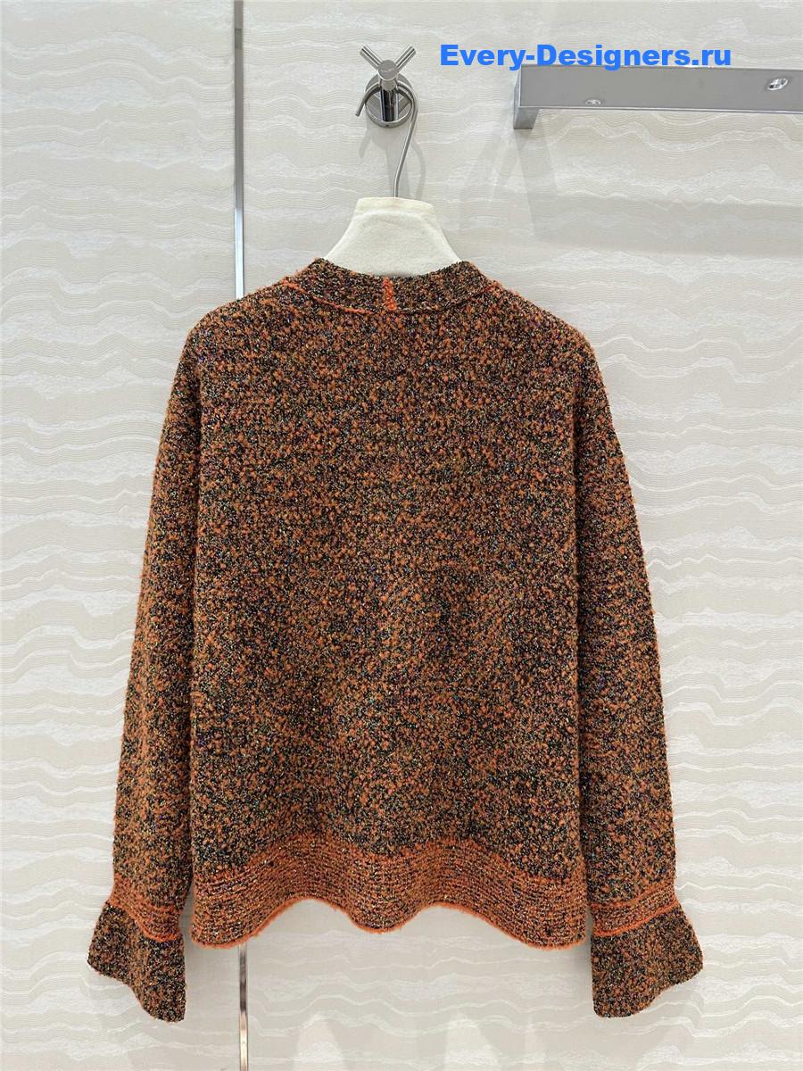 CC Iridescent Gold Yarn Cashmere Jacket