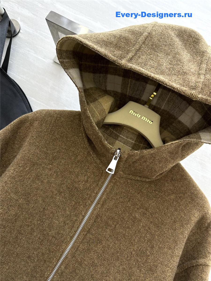 M1um1u handmade wool coat