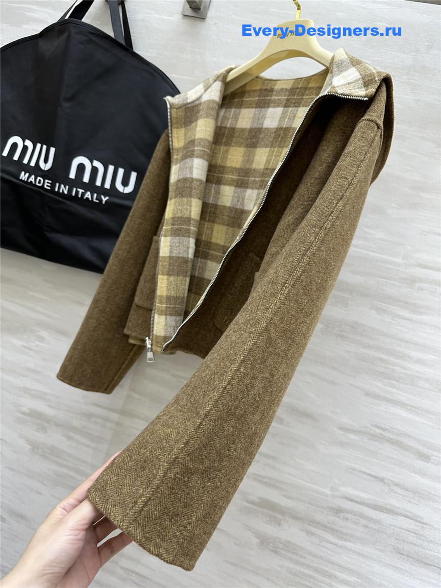M1um1u handmade wool coat