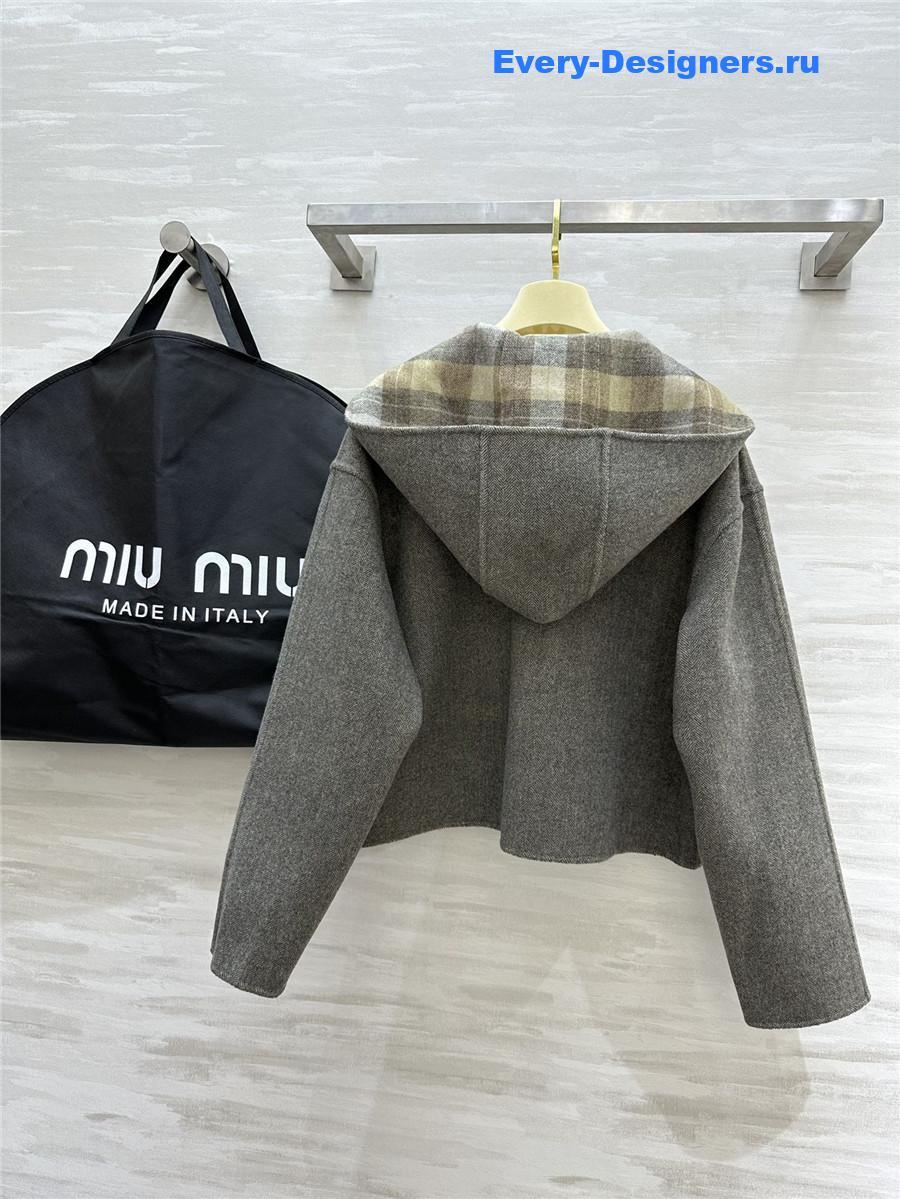 M1um1u handmade wool coat