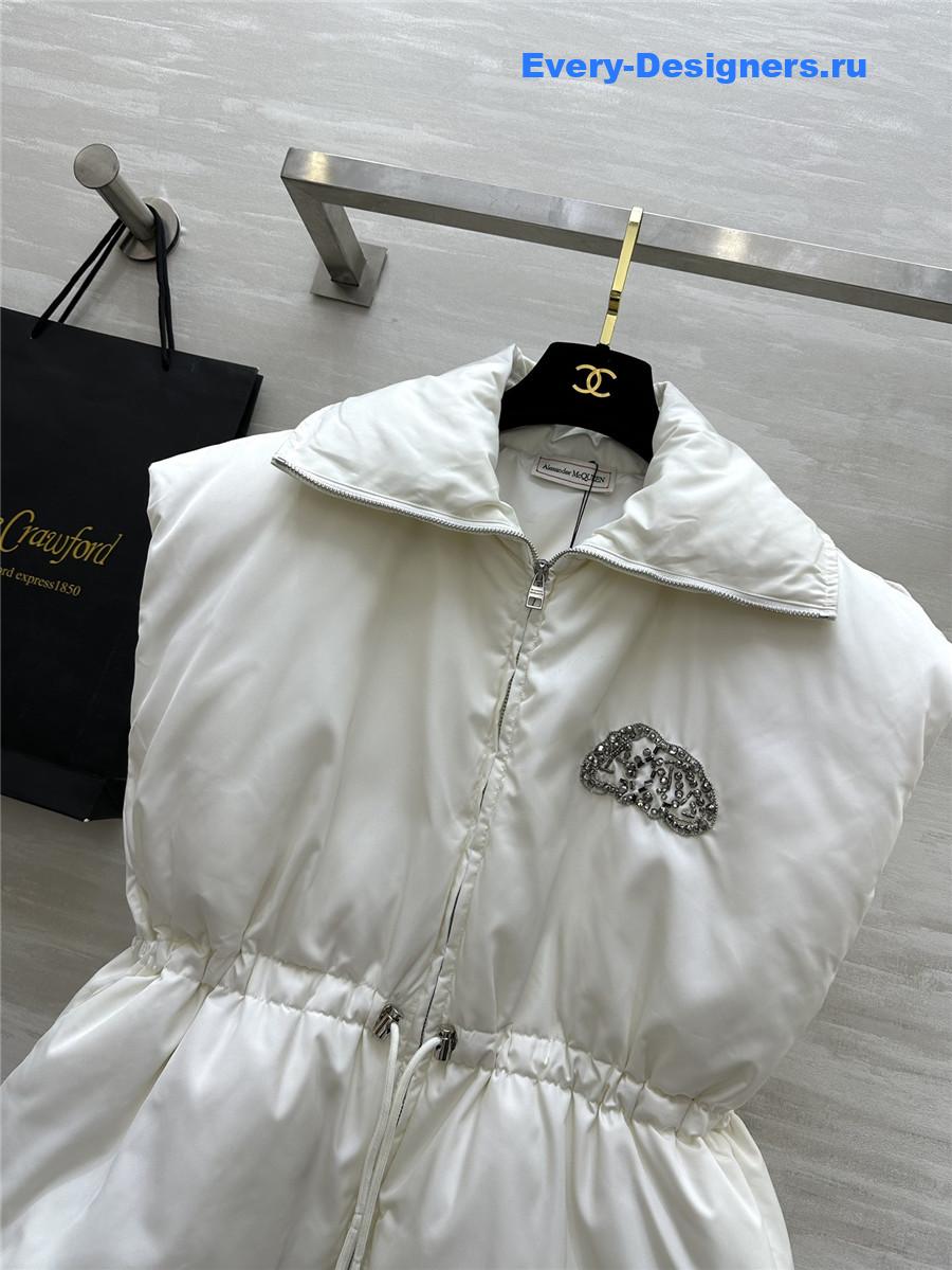 a1exa*der Mcqv*en rhinestone down vest