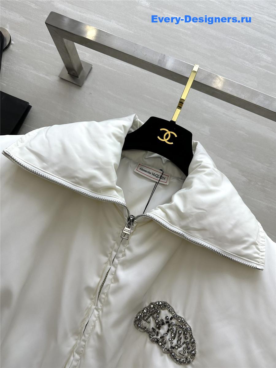 a1exa*der Mcqv*en rhinestone down vest