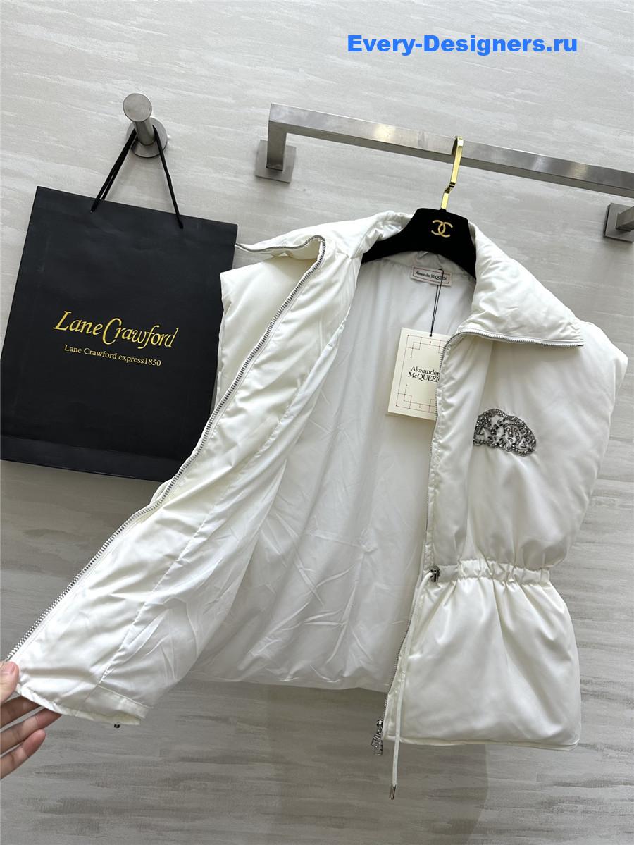 a1exa*der Mcqv*en rhinestone down vest